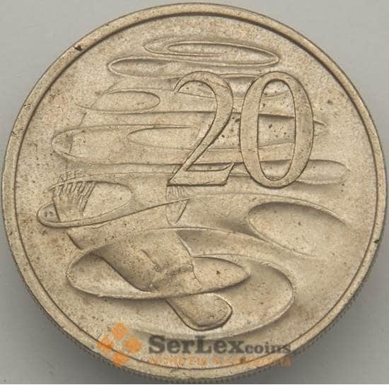 Австралия 20 центов 1980 КМ66 VF (J05.19) арт. 18674