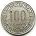 Монета Габон 100 франков 1971 КМ12 XF арт. 8240