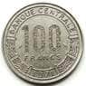 Габон монета 100 франков 1971 КМ12 XF арт. 8240