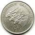 Монета Габон 100 франков 1971 КМ12 XF арт. 8240