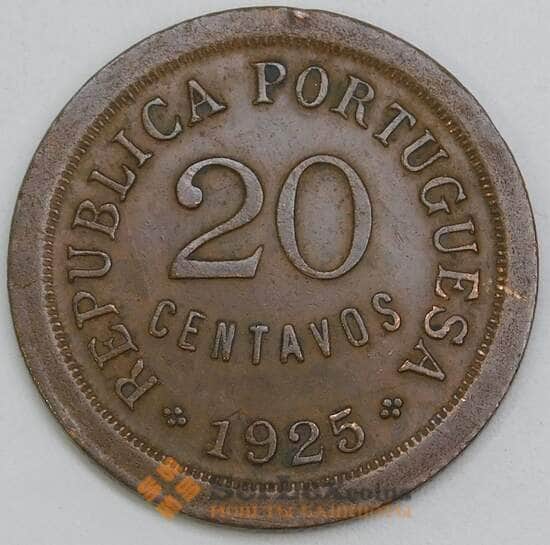 Португалия 20 сентаво 1925 КМ574 XF арт. 56085 Португалия 20 сентаво 1925 КМ574 XF арт. 56085