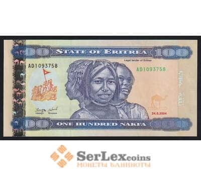Эритрея 100 накфа 2004 Р8 UNC арт. 53925