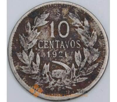 Чили 10 сентаво 1921 КМ166 VG арт. 57754