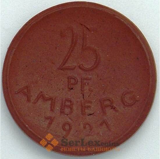 Германия Нотгельд 25 пфеннигов 1921 Амберг  арт. 18019