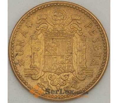 Монета Испания 1 песета 1947 КМ775 aUNC (J05.19) арт. 18556