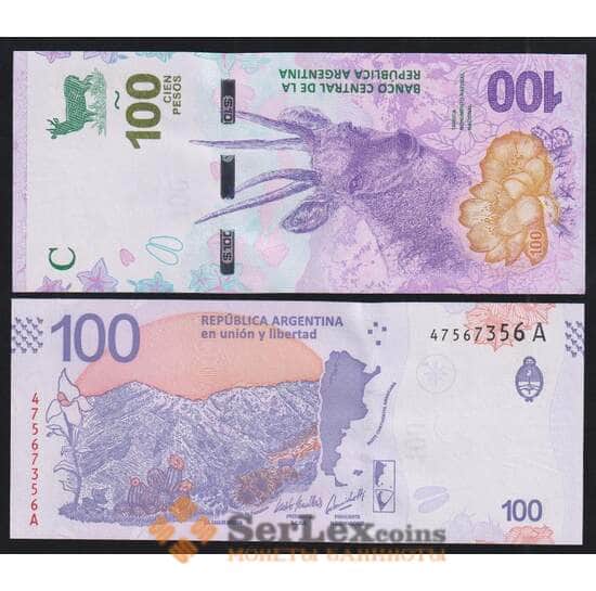 Аргентина 100 песо ND 2018 Р363А UNC арт. 51858