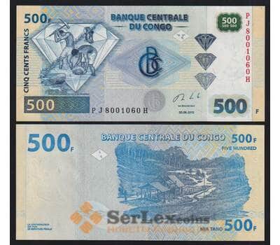 Конго 500 франков 2013 Р96а UNC арт. 52426