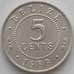Монета Белиз 5 центов 1989 КМ34а UNC (J05.19) арт. 16915