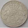 Бельгия 5 франков 1869 КМ24 XF Серебро (J05.19) арт. 16165