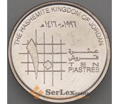 Монета Иордания 10 пиастров 1993 КМ55 UNC  арт. 18933