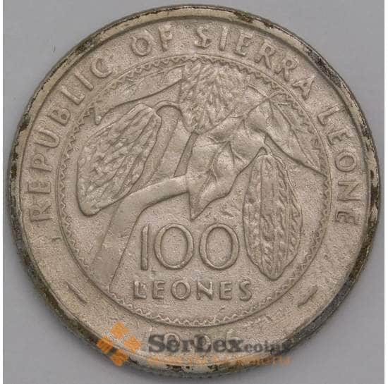 Сьерра-Леоне монета 100 леоне 1996 КМ46 F арт. 43071