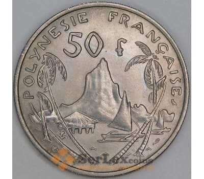Французская Полинезия 50 франков 1967 КМ7 UNC арт. 54848
