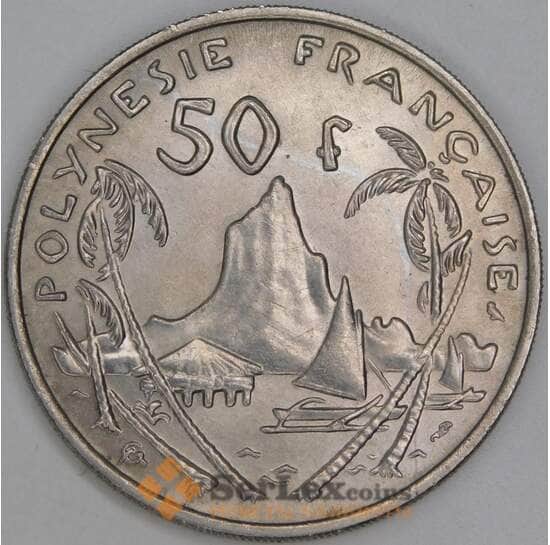 Французская Полинезия 50 франков 1967 КМ7 UNC арт. 54848