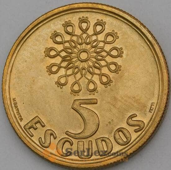 Португалия 5 эскудо 2000 КМ632 UNC арт. 26996