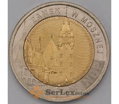 Монета Польша 5 злотых 2022 UC111 UNC Мошненский замок арт. 37152