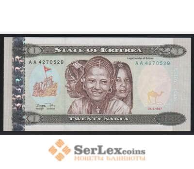 Эритрея 20 накфа 1997 Р4 UNC арт. 53926