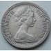 Монета Родезия 6 пенсов - 5 центов 1964 КМ13 VF арт. 7136