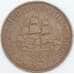 Монета Южная Африка ЮАР 1 пенни 1929 КМ14.2 VF арт. 7145