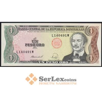 Доминиканская республика банкнота 1 песо 1988 Р126 UNC арт. 42645