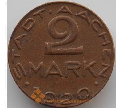 Германия Нотгельд 2 марки 1920 XF Аахен арт. 11540