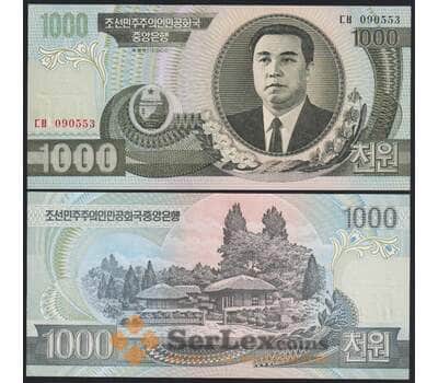 Северная Корея банкнота 1000 вон 2002 Р45 UNC  арт. 48337