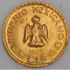 Мексика токен 1 песо 1865  арт. 45776