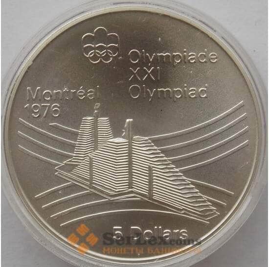 Канада 5 долларов 1976 КМ109 BU Серебро Олимпийская деревня  арт. 14821