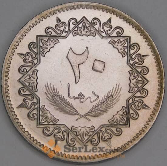 Ливия 20 дирхам 1979 КМ21 UNC арт. 15522