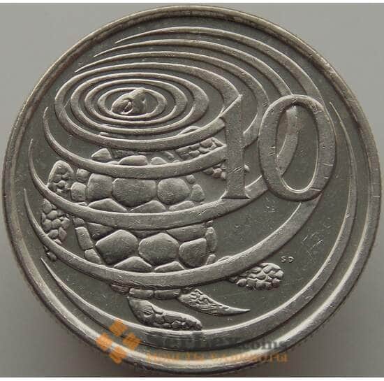 Каймановы острова 10 центов 1999-2013 КМ133 UNC арт. 10065