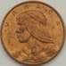Монета Панама 1 сентесимо 1961 aUNC КМ22 (J05.19) арт. 18682