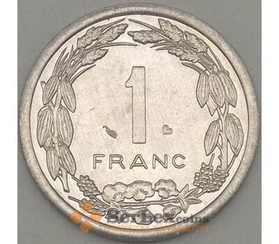 Монета Центрально-Африканские Штаты 1 франк 2003 КМ8 UNC (J05.19) арт. 18101