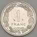 Монета Центрально-Африканские Штаты 1 франк 2003 КМ8 UNC (J05.19) арт. 18101