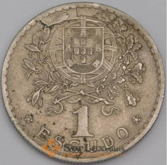 Португалия монета 1 эскудо 1928 КМ578 VF арт. 43257