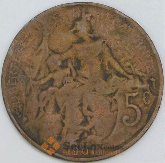 Франция 5 сантимов 1901 КМ842 VG арт. 57009