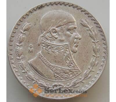 Монета Мексика 1 песо 1961 КМ459 XF Серебро арт. 14641