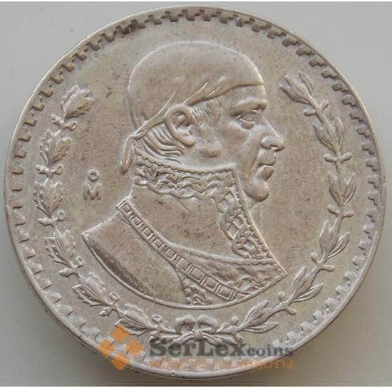 Мексика 1 песо 1961 КМ459 XF Серебро арт. 14641