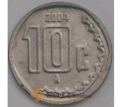 Монета Мексика 10 сентаво 2004 КМ547 XF арт. 39085