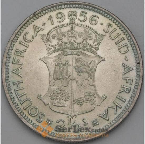 Южная Африка ЮАР 2 1/2 шиллинга 1956 КМ51 aUNC арт. 28885 Южная Африка ЮАР 2 1/2 шиллинга 1956 КМ51 aUNC арт. 28885