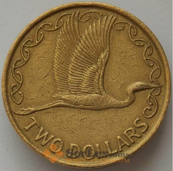 Новая Зеландия 2 доллара 1991 КМ79 VF (J05.19) арт. 17232