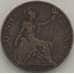 Монета Великобритания 1 пенни 1902 КМ794 F (J05.19) арт. 18181