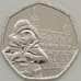 Монета Великобритания 50 пенсов 2019 UNC Медвежонок Паддингтон Лондон Тауэр арт. 18037