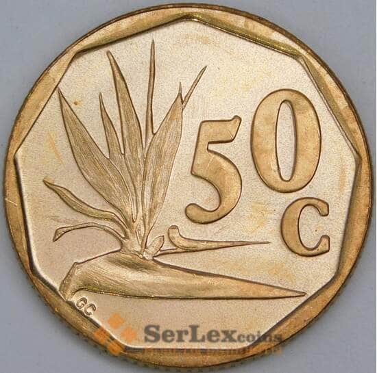 Южная Африка ЮАР 50 центов 1993 КМ137 Proof арт. 57099