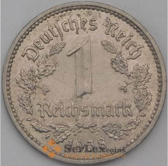 Германия 1 рейхсмарка 1938 А КМ78 AU арт. 28150