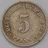 Германия 5 пфеннигов 1906 D КМ11 F арт. 37146