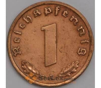 Германия монета 1 рейхспфенниг1939 А КМ89 XF арт. 43441
