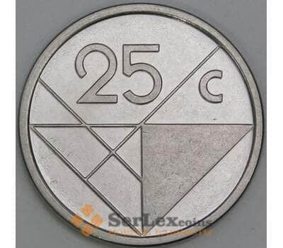 Аруба 25 центов 2016 КМ3 UNC арт. 56359