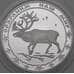 Монета Россия 3 рубля 2004 Proof Сохраним Наш Мир - Северный олень арт. 29801