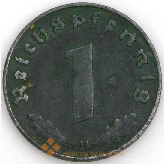 Германия монета 1 пфенниг 1942 В КМ97 XF арт. 47703