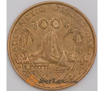 Французская Полинезия монета 100 франков 1998 КМ14 XF арт. 43935