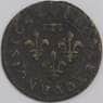 Франция Домб Гастон монета 2 денье 1641 VG арт. 43330